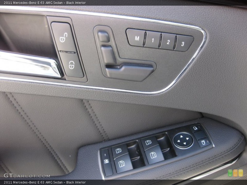 Black Interior Controls for the 2011 Mercedes-Benz E 63 AMG Sedan #73418925