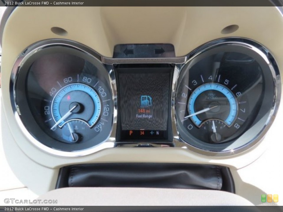 Cashmere Interior Gauges for the 2012 Buick LaCrosse FWD #73420202