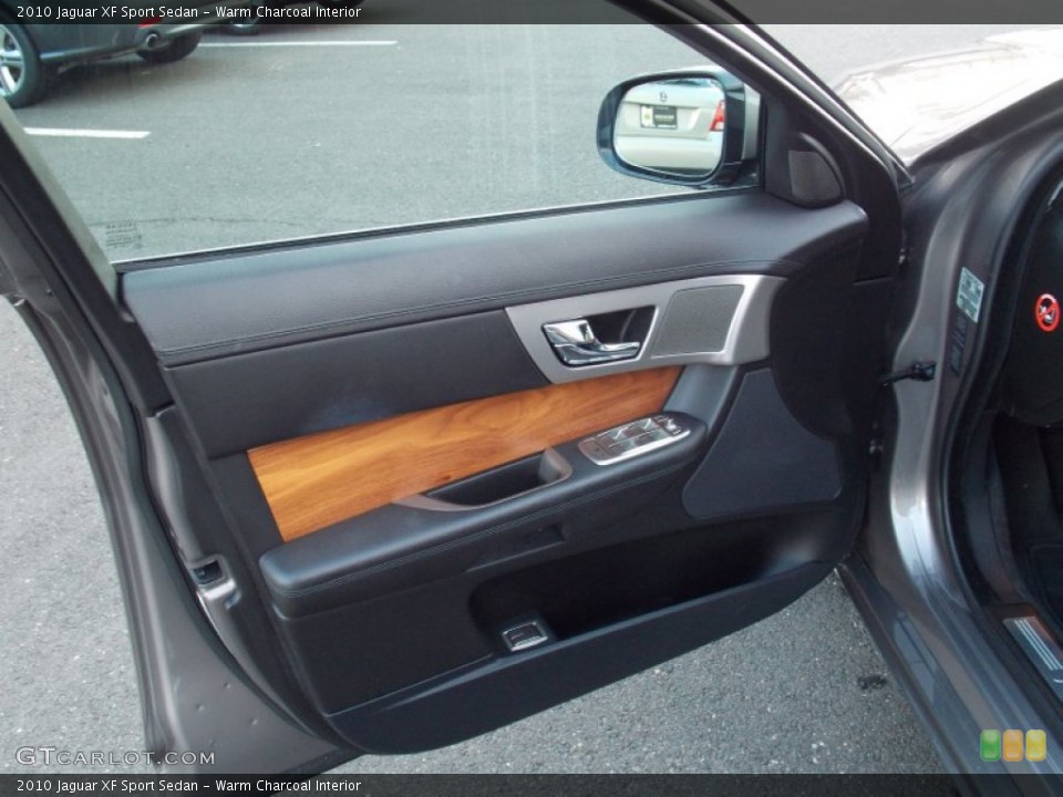 Warm Charcoal Interior Door Panel for the 2010 Jaguar XF Sport Sedan #73420892