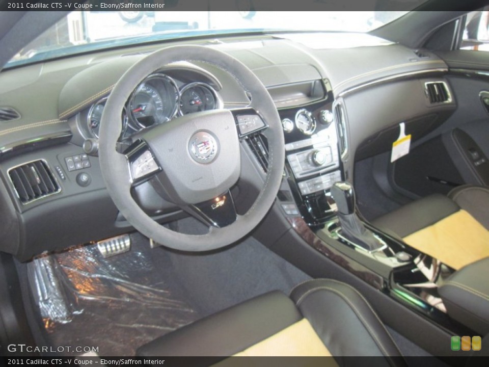 Ebony/Saffron Interior Prime Interior for the 2011 Cadillac CTS -V Coupe #73423538