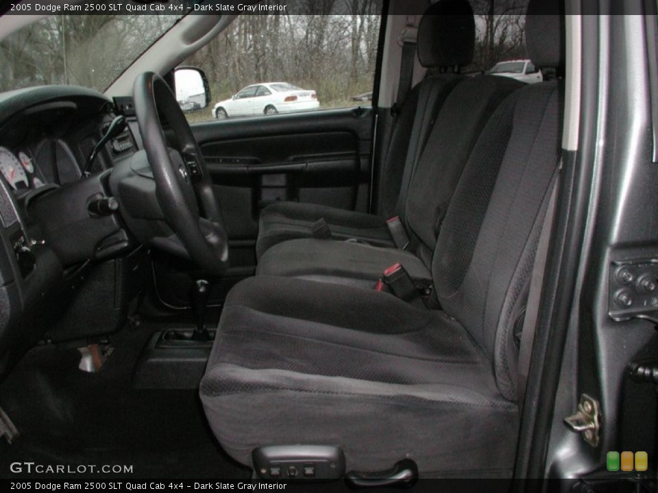 Dark Slate Gray Interior Front Seat for the 2005 Dodge Ram 2500 SLT Quad Cab 4x4 #73424067