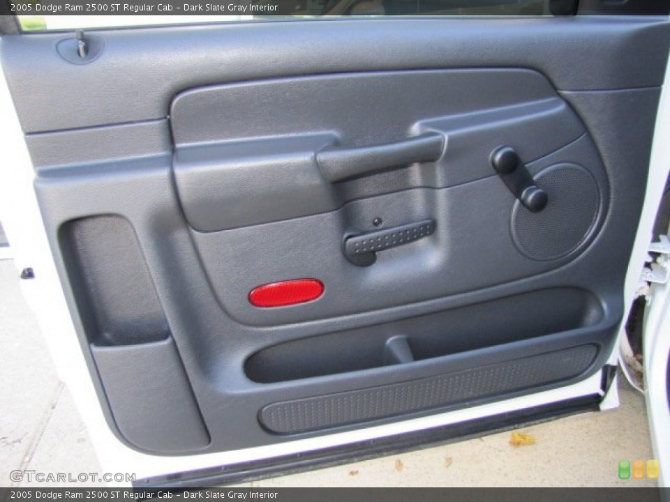 Dark Slate Gray Interior Door Panel for the 2005 Dodge Ram 2500 ST Regular Cab #73424579