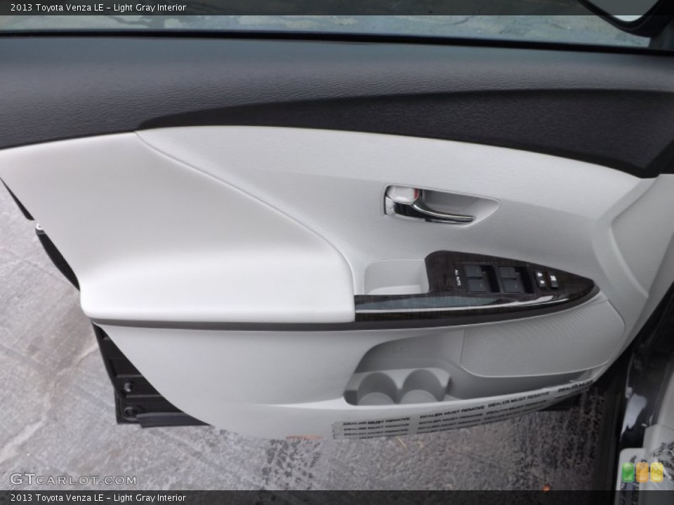Light Gray Interior Door Panel for the 2013 Toyota Venza LE #73426535