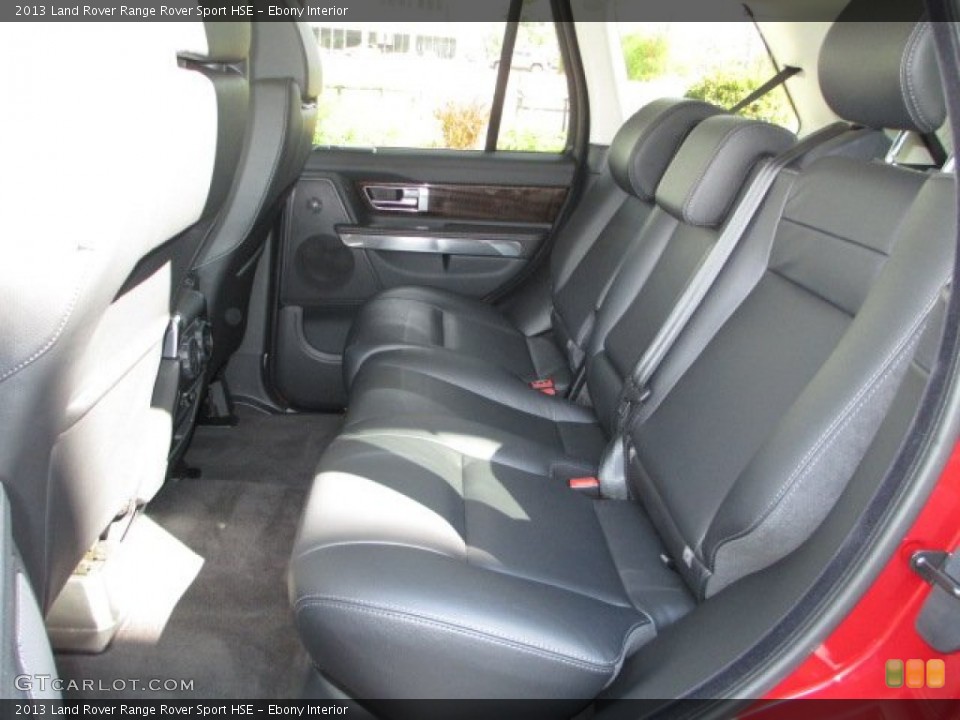 Ebony Interior Rear Seat for the 2013 Land Rover Range Rover Sport HSE #73426540