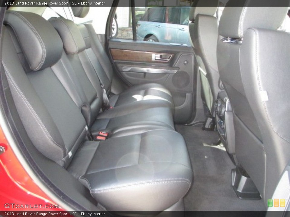 Ebony Interior Rear Seat for the 2013 Land Rover Range Rover Sport HSE #73426688