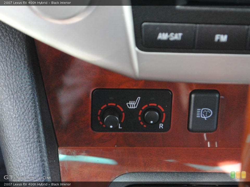 Black Interior Controls for the 2007 Lexus RX 400h Hybrid #73427230