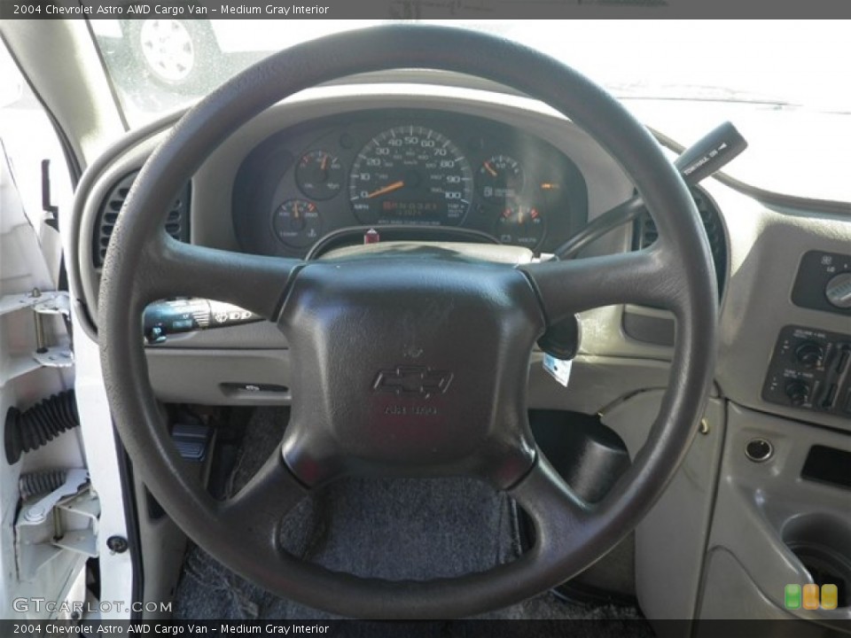 Medium Gray Interior Steering Wheel for the 2004 Chevrolet Astro AWD Cargo Van #73429240