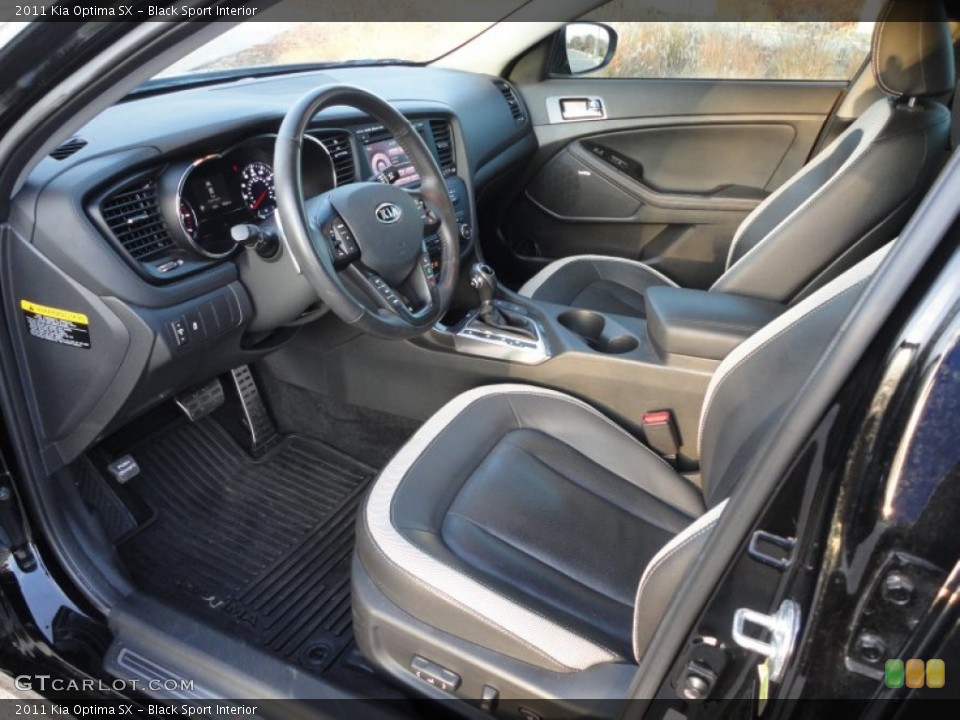 Black Sport Interior Prime Interior for the 2011 Kia Optima SX #73433903