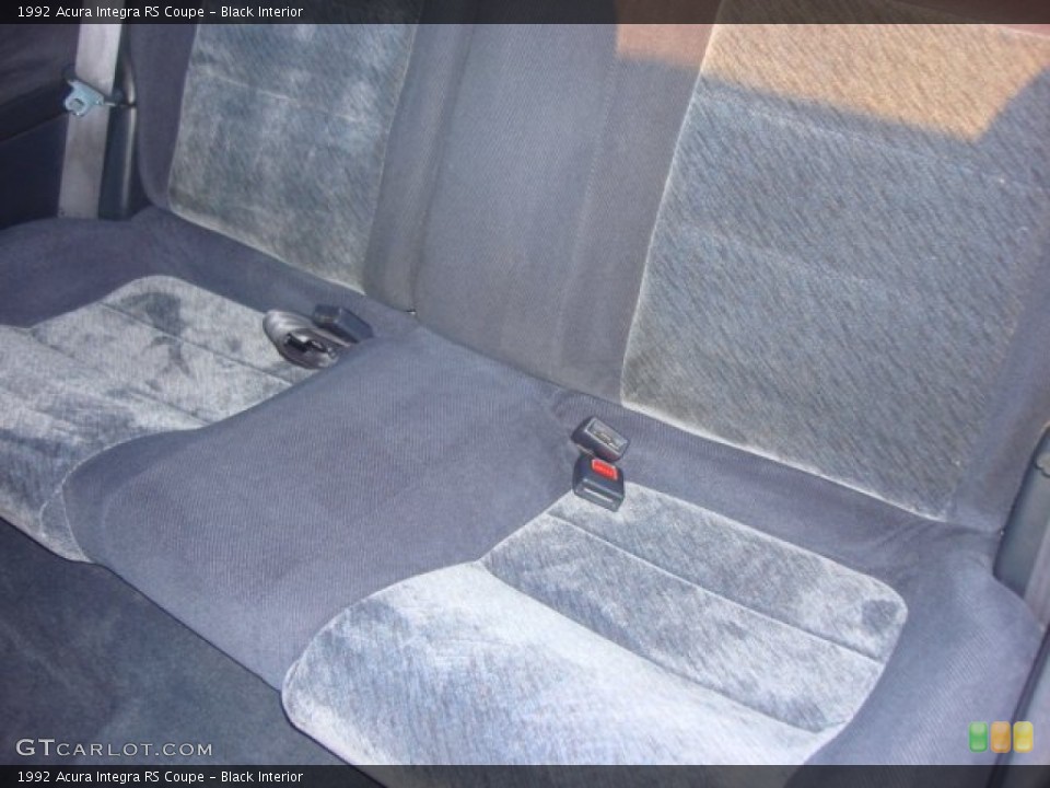 Black 1992 Acura Integra Interiors
