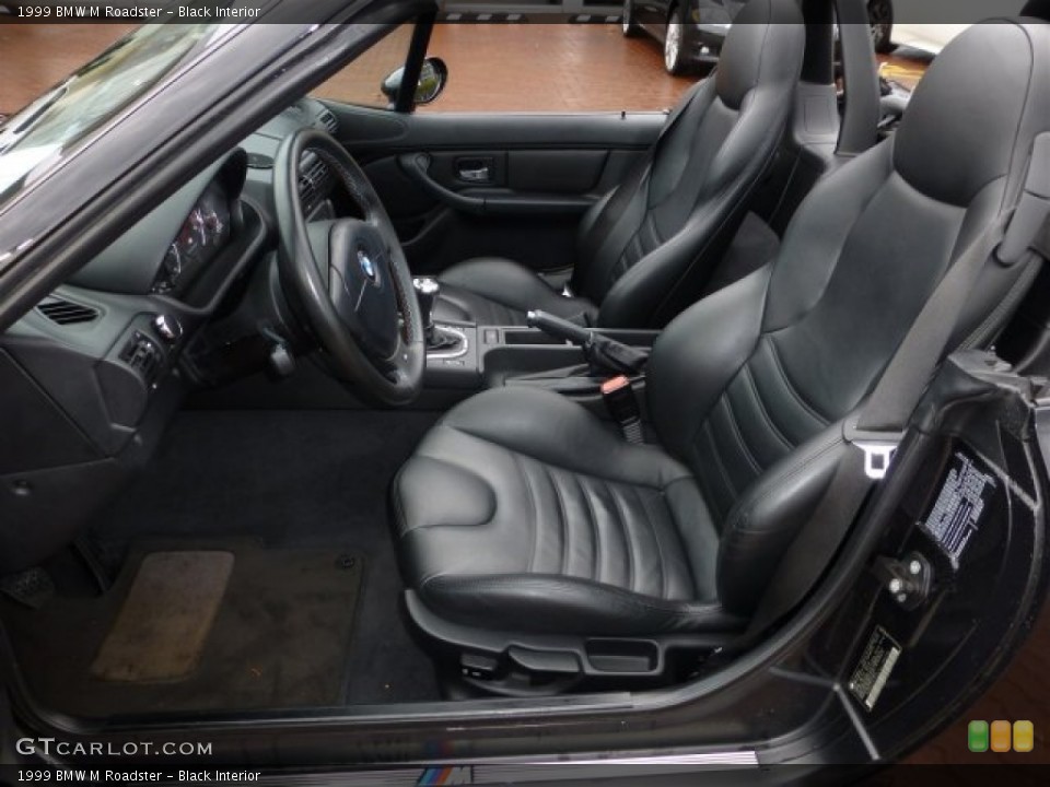 Black Interior Front Seat for the 1999 BMW M Roadster #73437933