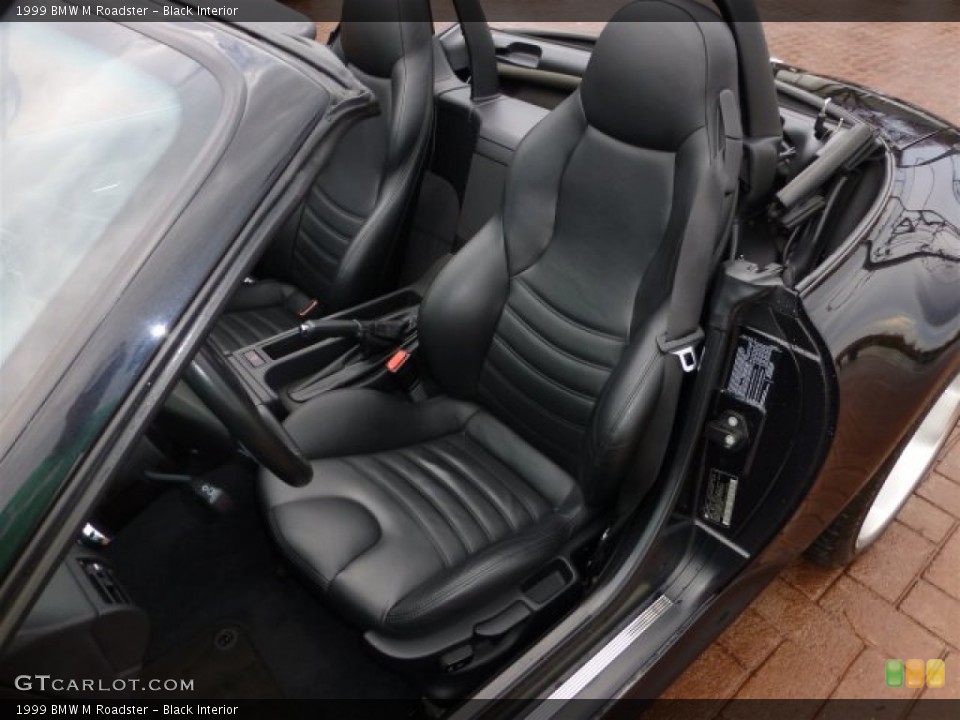 Black Interior Front Seat for the 1999 BMW M Roadster #73437949