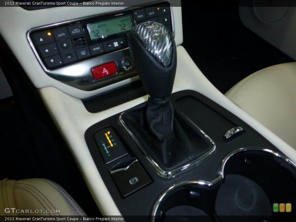Bianco Pregiato Interior Transmission for the 2013 Maserati GranTurismo Sport Coupe #73438407