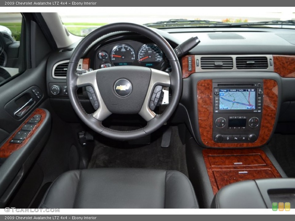 Ebony Interior Dashboard for the 2009 Chevrolet Avalanche LTZ 4x4 #73439413