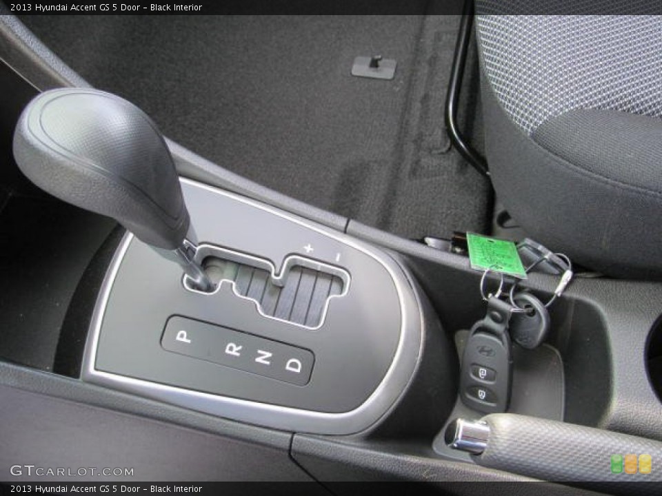 Black Interior Transmission for the 2013 Hyundai Accent GS 5 Door #73442477