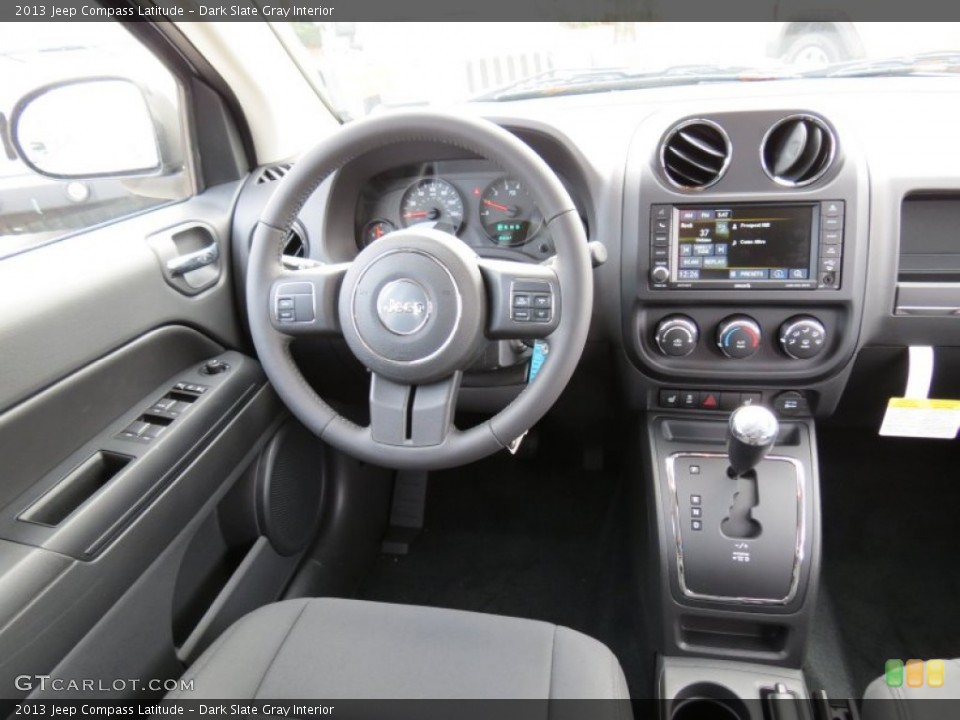 Dark Slate Gray Interior Dashboard for the 2013 Jeep Compass Latitude #73444181
