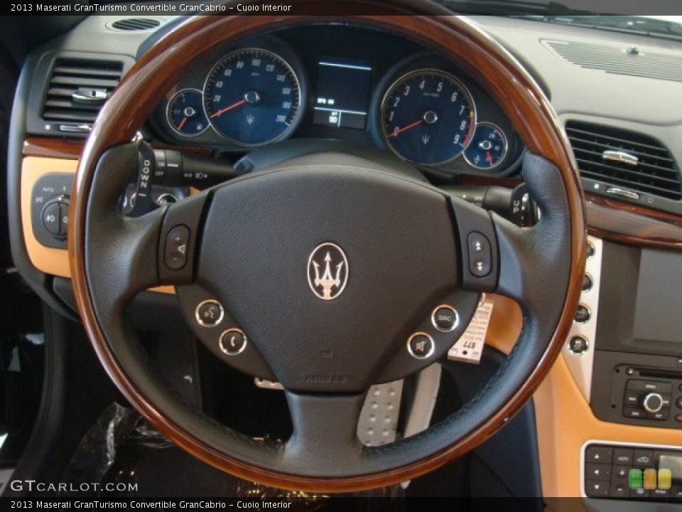 Cuoio Interior Steering Wheel for the 2013 Maserati GranTurismo Convertible GranCabrio #73447454
