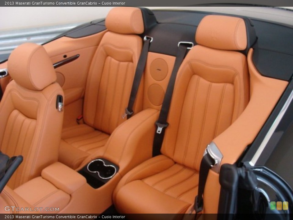 Cuoio Interior Rear Seat for the 2013 Maserati GranTurismo Convertible GranCabrio #73447568