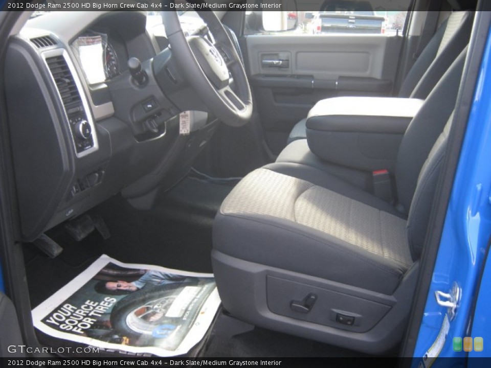 Dark Slate/Medium Graystone Interior Photo for the 2012 Dodge Ram 2500 HD Big Horn Crew Cab 4x4 #73448423