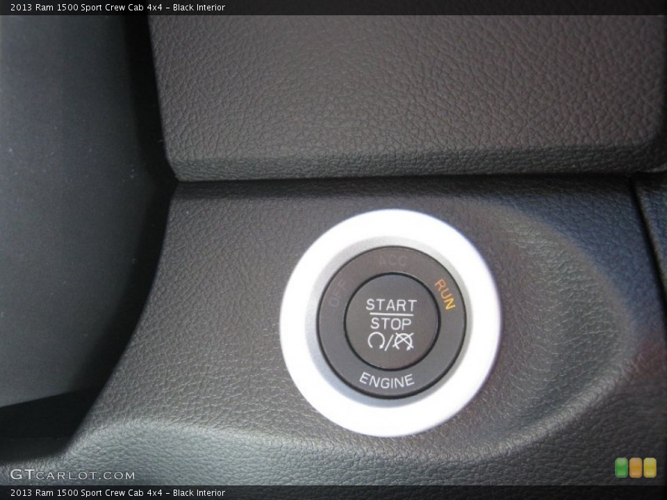 Black Interior Controls for the 2013 Ram 1500 Sport Crew Cab 4x4 #73450094