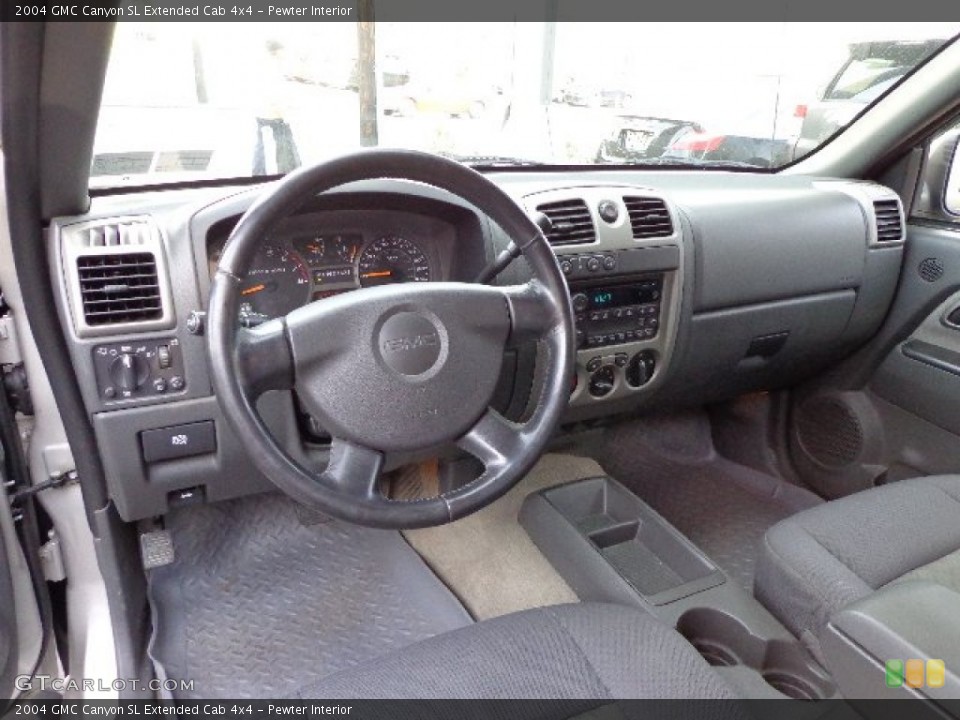 Pewter Interior Prime Interior for the 2004 GMC Canyon SL Extended Cab 4x4 #73450835