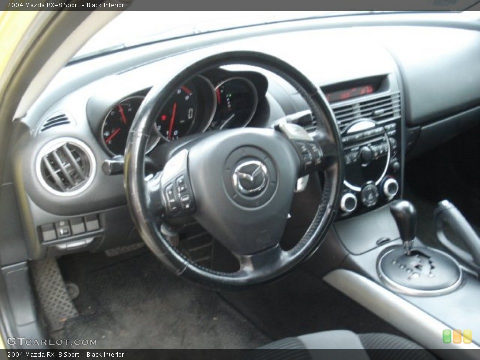 Black Interior Dashboard for the 2004 Mazda RX-8 Sport #73451942