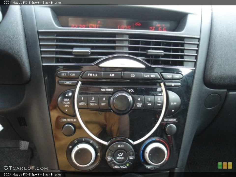 Black Interior Controls for the 2004 Mazda RX-8 Sport #73452068