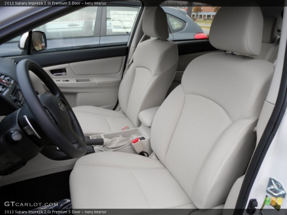 Ivory Interior Photo for the 2013 Subaru Impreza 2.0i Premium 5 Door #73455248
