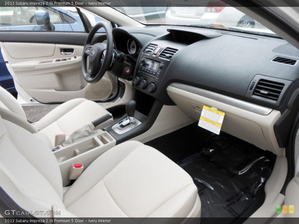 Ivory Interior Photo for the 2013 Subaru Impreza 2.0i Premium 5 Door #73455284
