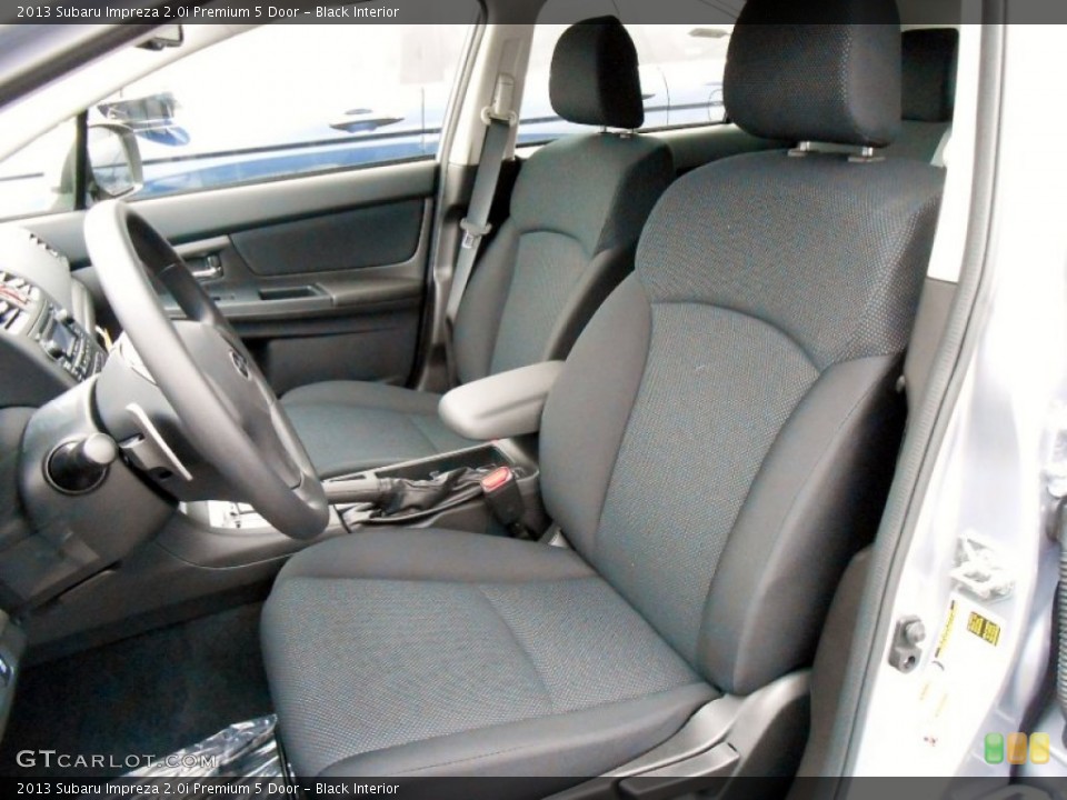Black Interior Photo for the 2013 Subaru Impreza 2.0i Premium 5 Door #73455870