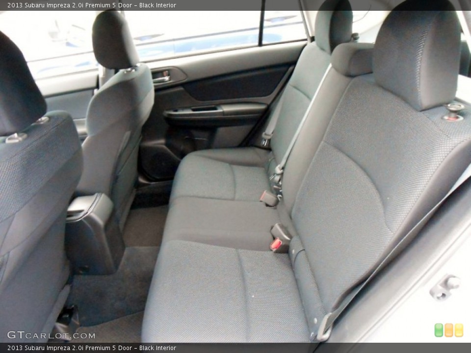 Black Interior Photo for the 2013 Subaru Impreza 2.0i Premium 5 Door #73455905