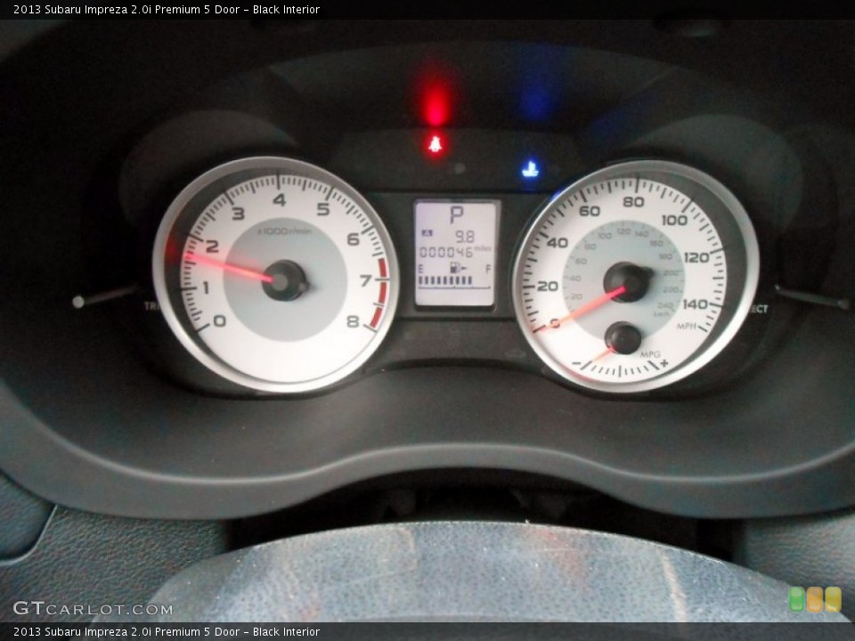 Black Interior Gauges for the 2013 Subaru Impreza 2.0i Premium 5 Door #73455986