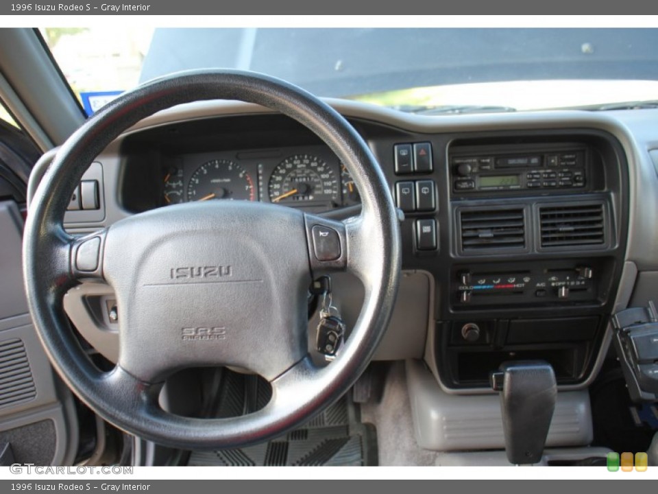 Gray Interior Dashboard for the 1996 Isuzu Rodeo S #73457438