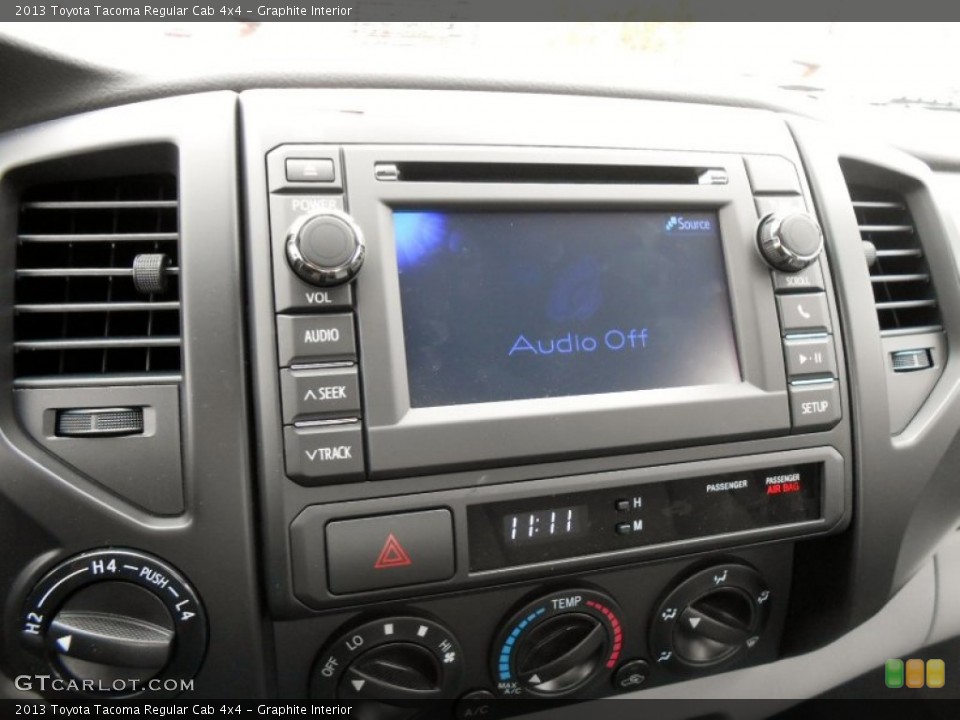 Graphite Interior Controls for the 2013 Toyota Tacoma Regular Cab 4x4 #73458011