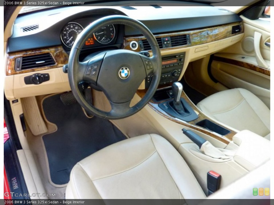 Beige Interior Prime Interior for the 2006 BMW 3 Series 325xi Sedan #73458305
