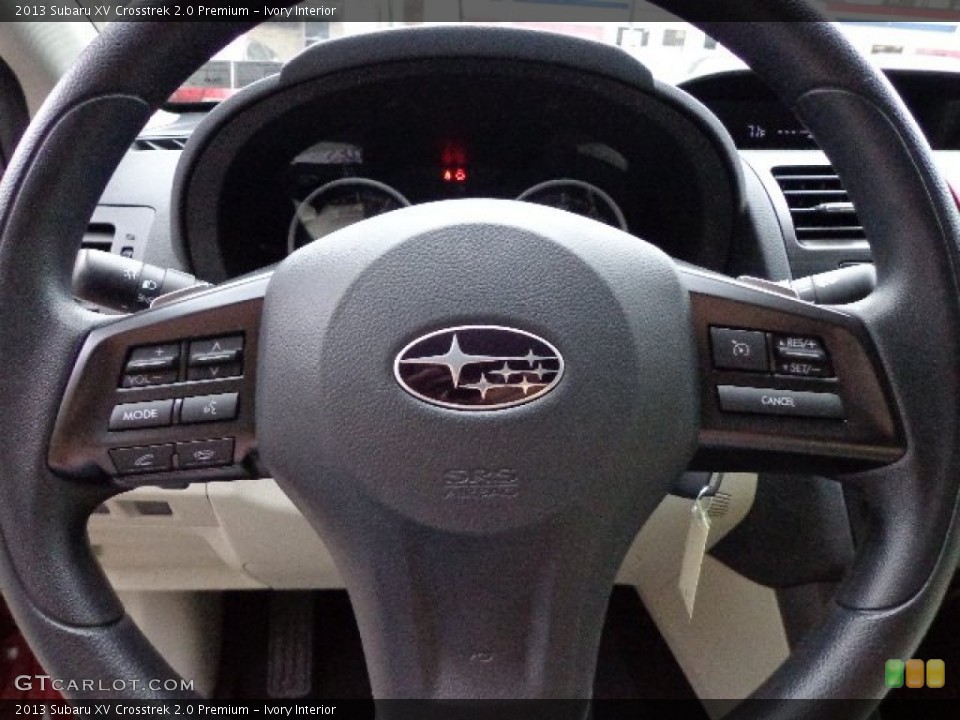 Ivory Interior Steering Wheel for the 2013 Subaru XV Crosstrek 2.0 Premium #73461848