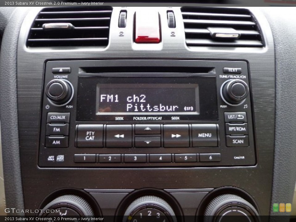 Ivory Interior Audio System for the 2013 Subaru XV Crosstrek 2.0 Premium #73461863