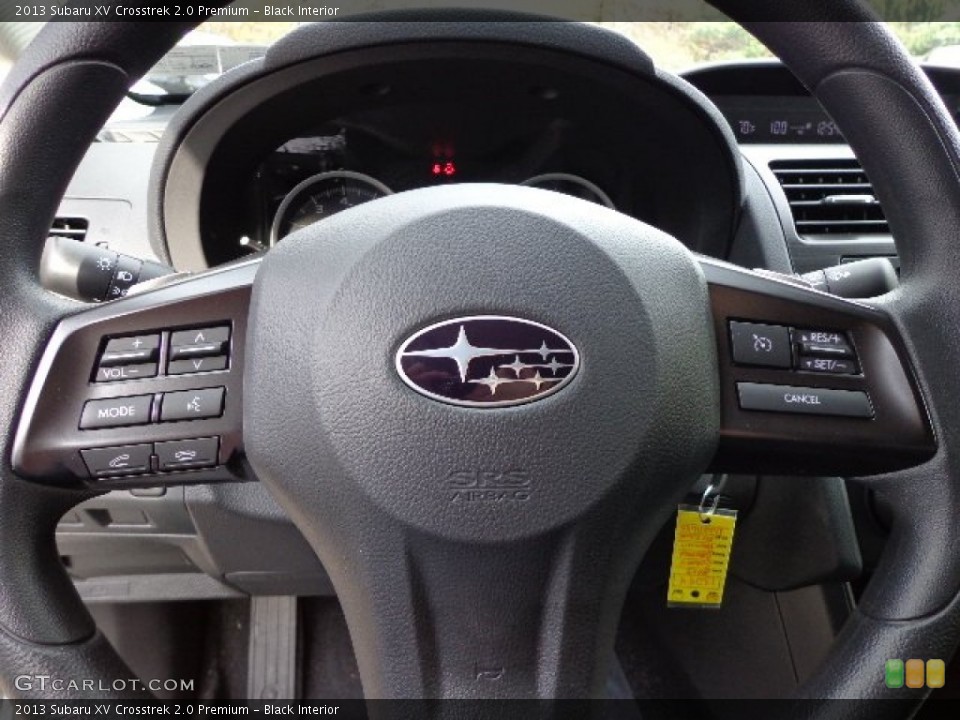 Black Interior Steering Wheel for the 2013 Subaru XV Crosstrek 2.0 Premium #73462322
