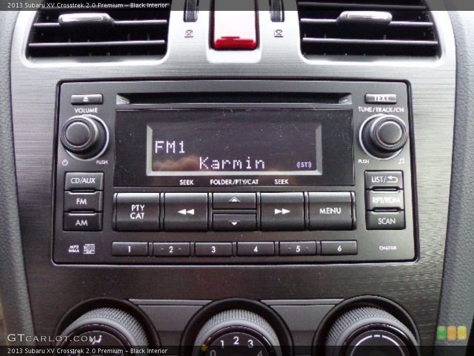 Black Interior Audio System for the 2013 Subaru XV Crosstrek 2.0 Premium #73462331