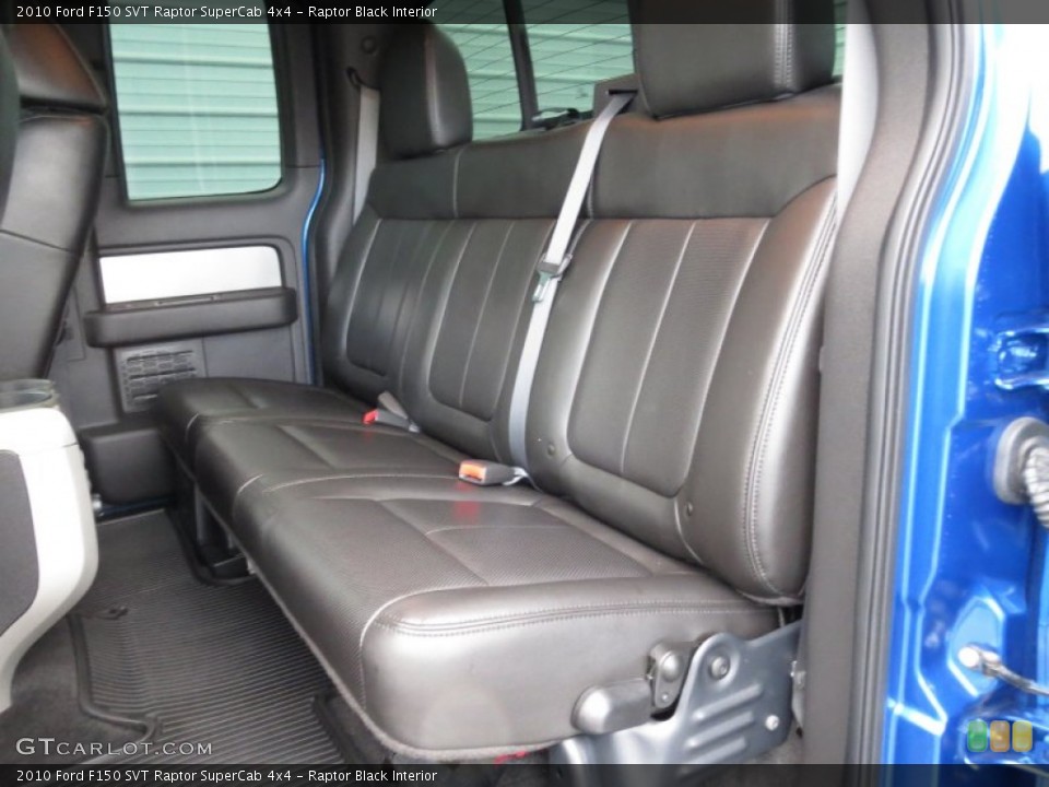 Raptor Black Interior Rear Seat for the 2010 Ford F150 SVT Raptor SuperCab 4x4 #73465270