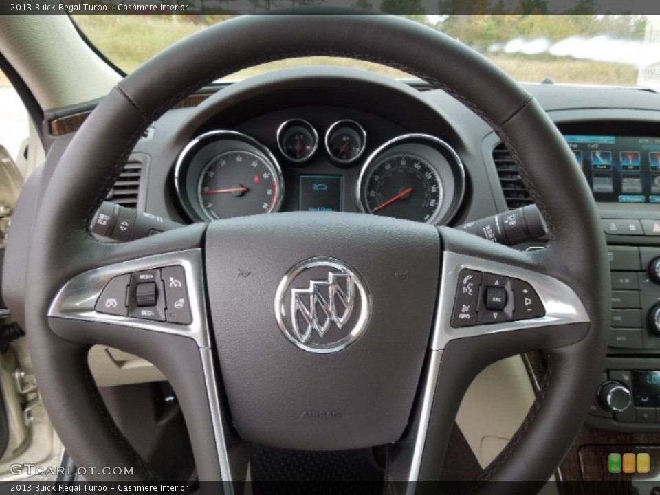 Cashmere Interior Steering Wheel for the 2013 Buick Regal Turbo #73469342