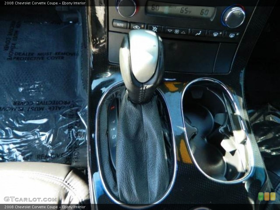 Ebony Interior Transmission for the 2008 Chevrolet Corvette Coupe #73471763