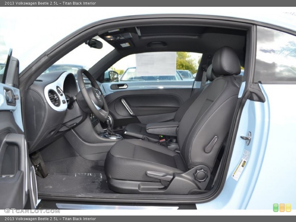 Titan Black Interior Front Seat for the 2013 Volkswagen Beetle 2.5L #73473026