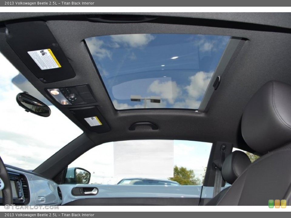 Titan Black Interior Sunroof for the 2013 Volkswagen Beetle 2.5L #73473078