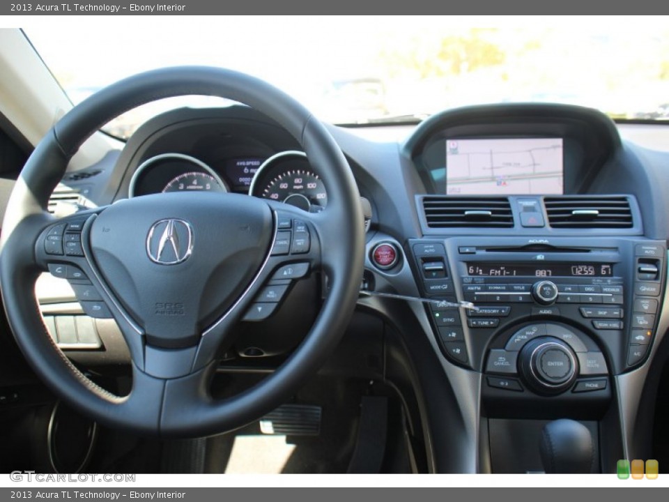 Ebony Interior Dashboard for the 2013 Acura TL Technology #73473464