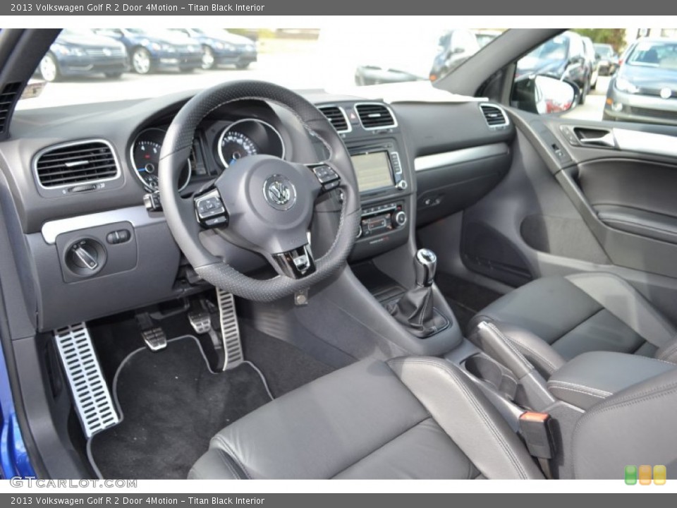 Titan Black 2013 Volkswagen Golf R Interiors