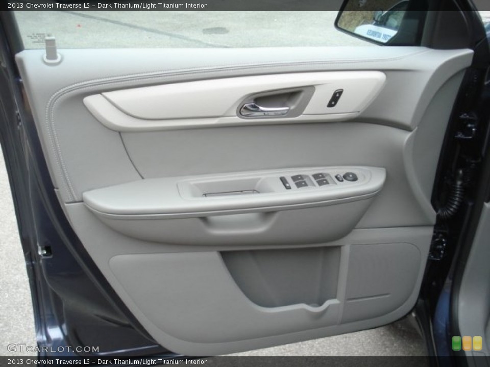 Dark Titanium/Light Titanium Interior Door Panel for the 2013 Chevrolet Traverse LS #73474478
