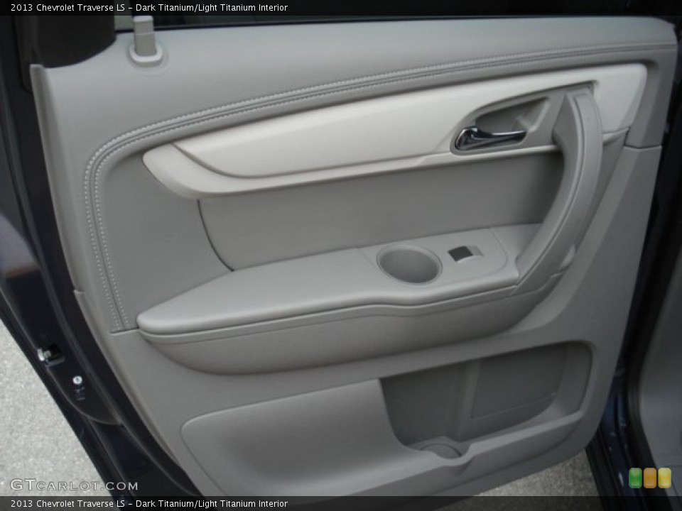 Dark Titanium/Light Titanium Interior Door Panel for the 2013 Chevrolet Traverse LS #73474526