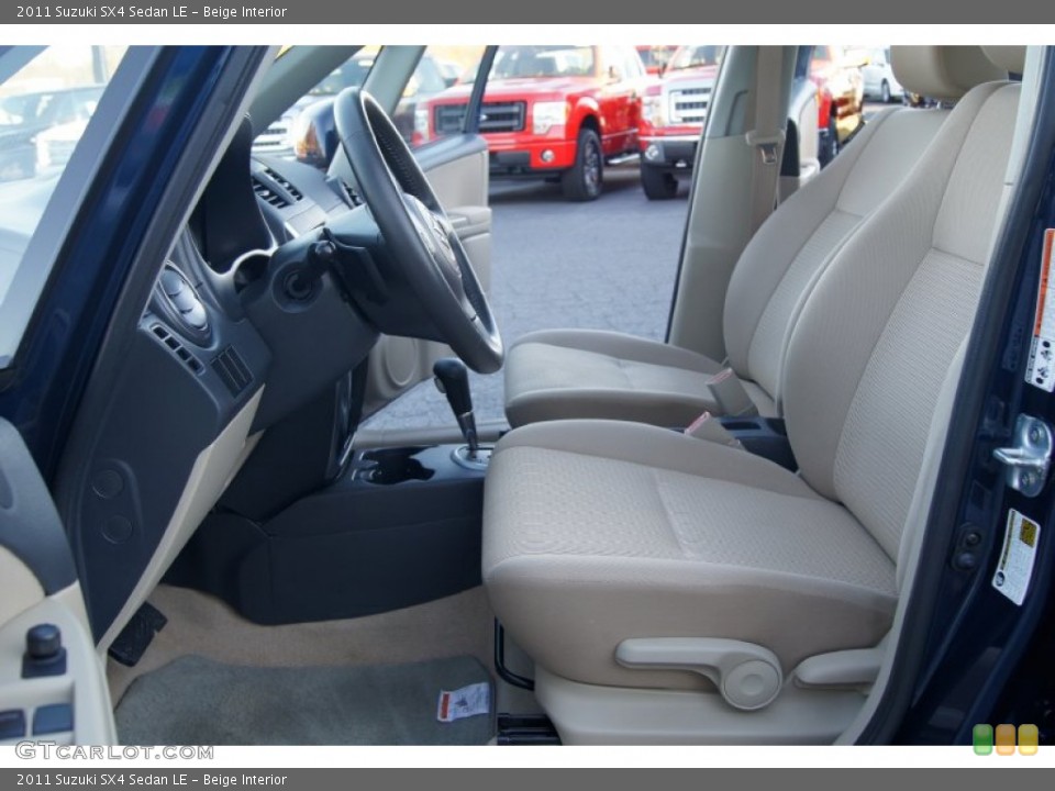 Beige Interior Photo for the 2011 Suzuki SX4 Sedan LE #73476206
