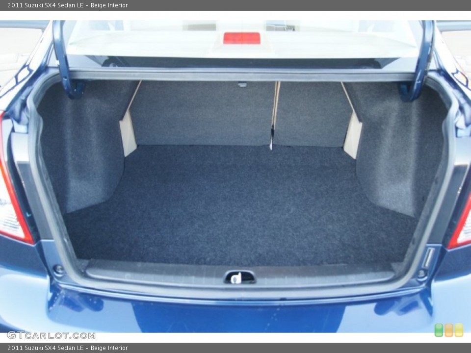 Beige Interior Trunk for the 2011 Suzuki SX4 Sedan LE #73476254