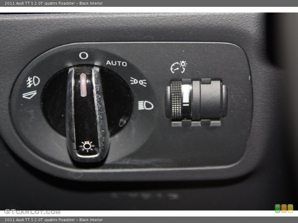 Black Interior Controls for the 2011 Audi TT S 2.0T quattro Roadster #73477369